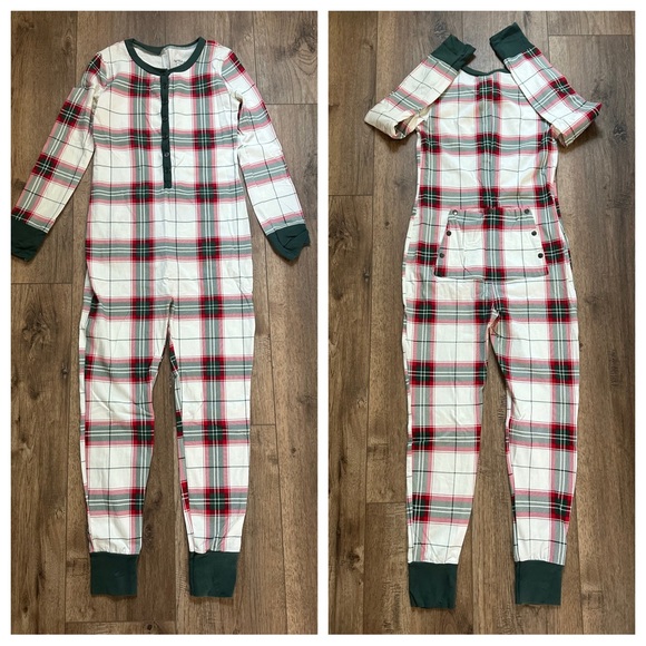 Hearth & Hand Other - ADULT Hearth & Hand Magnolia Plaid One-Piece Pajama, Christmas,‎ Holidays, XS